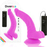 DIVERSIA - DILDO VIBRANT FLEXIBLE 21,5 CM - VIOLET