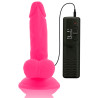 DIVERSIA - DILDO VIBRANT FLEXIBLE 17 CM - ROSE