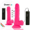 DIVERSIA - DILDO VIBRANT FLEXIBLE 20,5 CM - ROSE