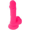 DIVERSIA - DILDO VIBRANT FLEXIBLE 20,5 CM - ROSE