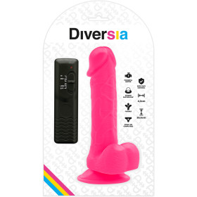 DIVERSIA - DILDO VIBRANT FLEXIBLE 20,5 CM - ROSE