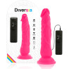 DIVERSIA - DILDO VIBRANT FLEXIBLE 21 CM - ROSE