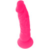 DIVERSIA - DILDO VIBRANT FLEXIBLE 21 CM - ROSE