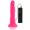 DIVERSIA - DILDO SOUPLE AVEC VIBRATION 23 CM - ROSE