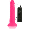 DIVERSIA - DILDO SOUPLE AVEC VIBRATION 23 CM - ROSE