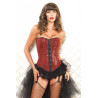 CORSET SADIE C/ LIGUERO ROJO