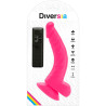 DIVERSIA - DILDO VIBRANT FLEXIBLE 21,5 CM - VIOLET