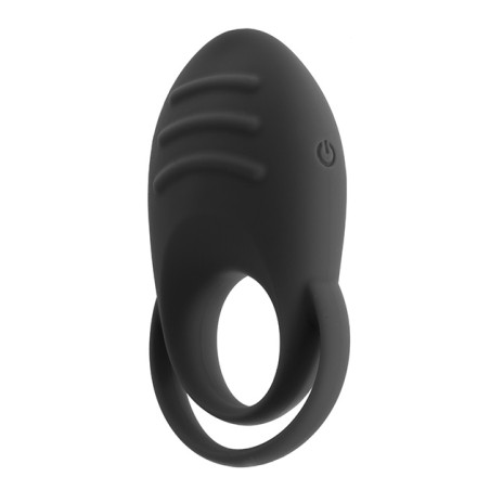 DUAL COCK RING - BLACK