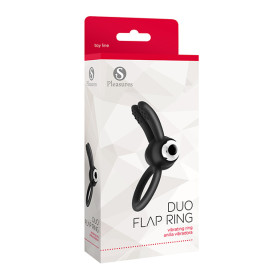 Duo Flap Ring Black