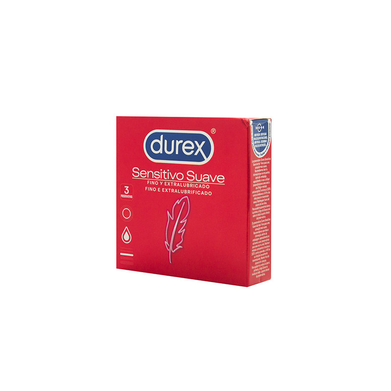 DUREX SENSITIVO SUAVE 3UDS.