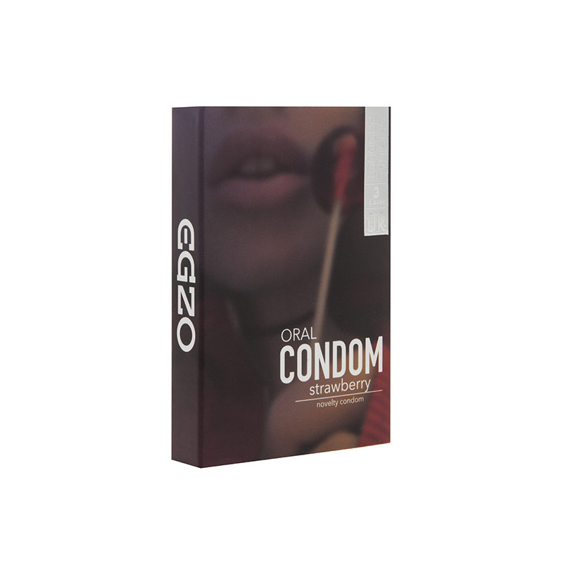 EGZO Condom Strawberry 3pc