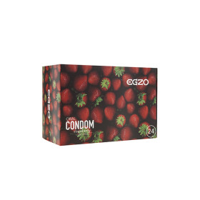 EGZO Condom Strawberry 3pc