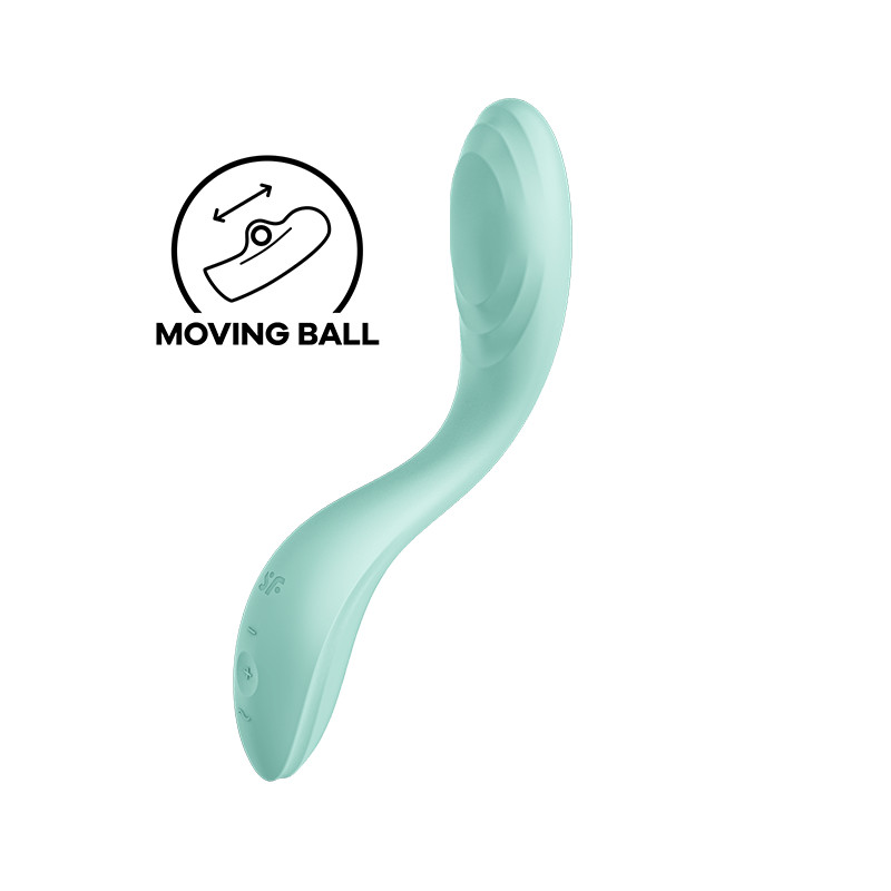 SATISFYER - VIBRATEUR SPOT G RRROLLING PLEASURE VERT