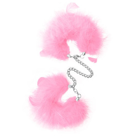 Feather Cuffs Pink