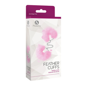 Feather Cuffs Pink