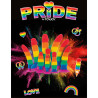 PRIDE - DILDO DRAPEAU LGBT 15 CM
