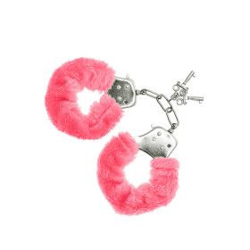 Furry Cuffs Pink