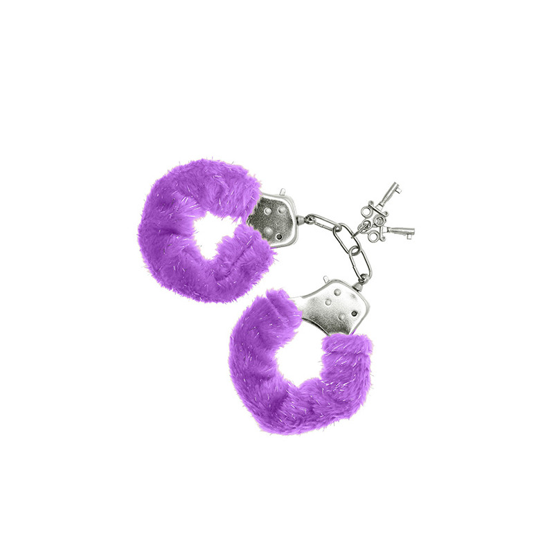 Furry Cuffs Purple