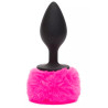 Happy Rabbit Non Vibrating Butt Plug Large Black/Pink