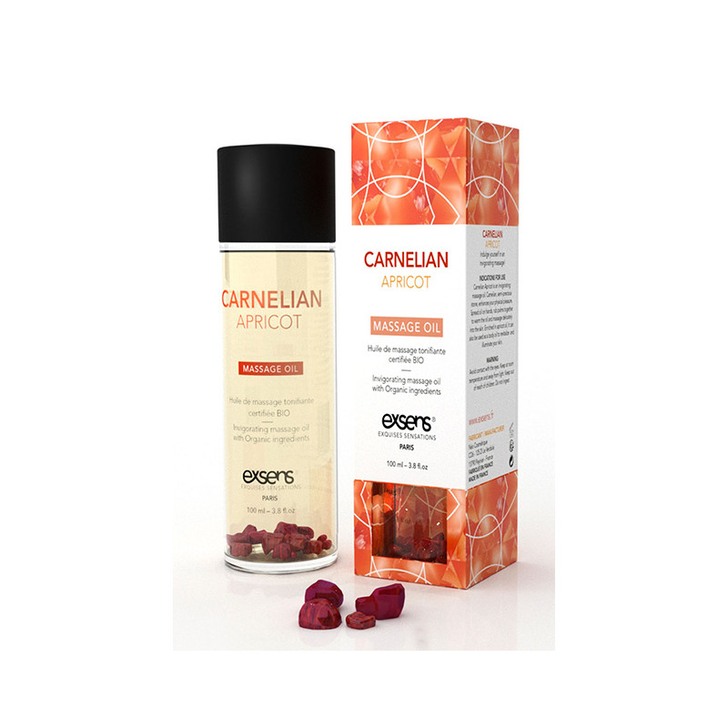 Invigorating Carnelian Apricot Massage Oil 100 ml.