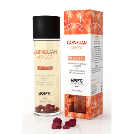 Invigorating Carnelian Apricot Massage Oil 100 ml.