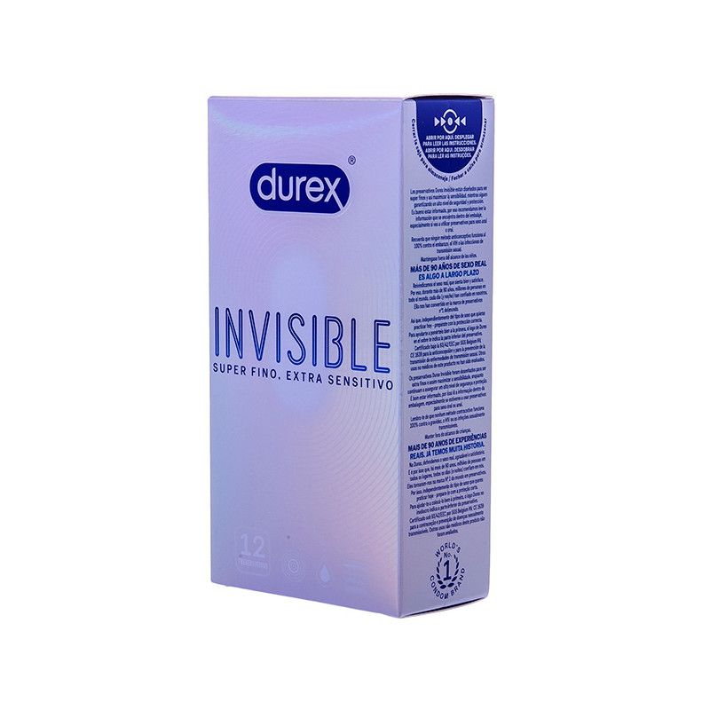 Invisible Super Fino Extra Sensitivo 12 Uds