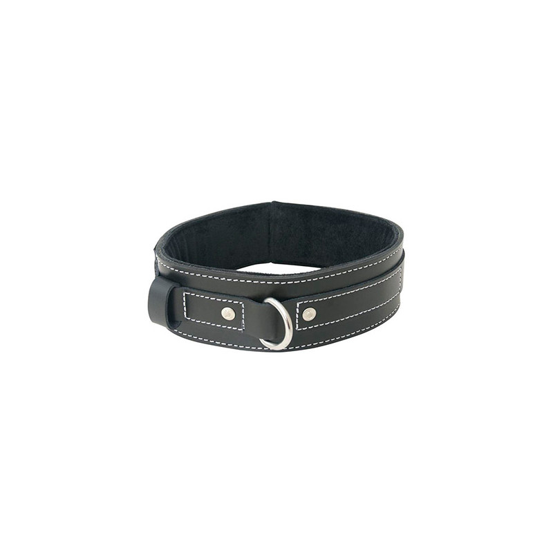 Lined Leather Collar