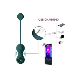 MAGIC MOTION - CRYSTAL DUO SMART KEGEL VIBRATOR WITH WEIGHT SET