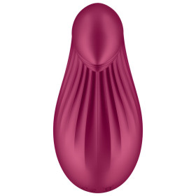 SATISFYER - VIBRATEUR  POSER DIPPING DELIGHT ROUGE