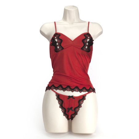 PEEK A BOO CAMI ROJO XL