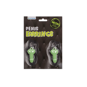 PENDIENTES PENE GLOW IN THE DARK