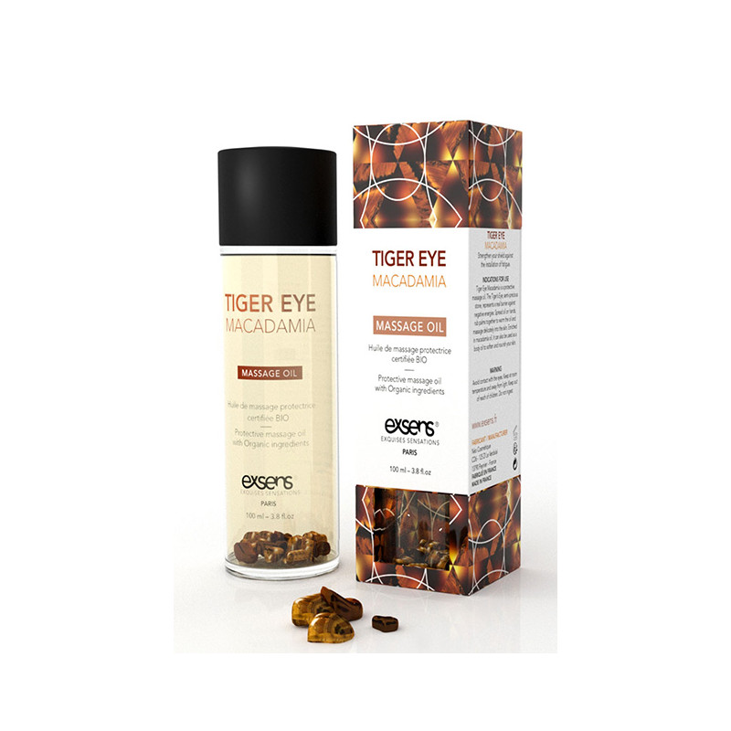 Protective Tiger Eye Macadamia Massage Oil