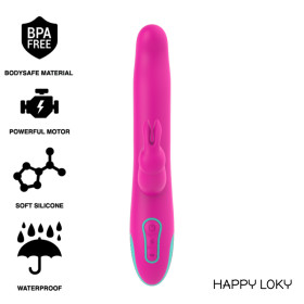 HAPPY LOKY - PLUTO LAPIN VIBRATEUR ET ROTATEUR WATCHME