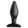 Silicone Butt Plug Large Black