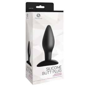 Silicone Butt Plug Large Black