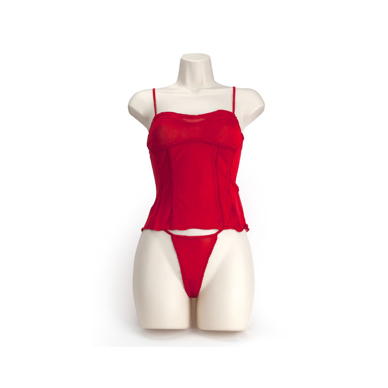 SILK SOFT CORSET ROJO L