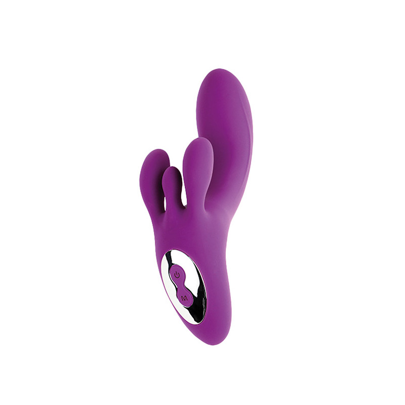 TriVibe G-Spot Vibrator with Clitoral & Labia Stimulation Purple