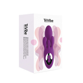 TriVibe G-Spot Vibrator with Clitoral & Labia Stimulation Purple