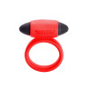 Vibrating Super Soft Ring Red