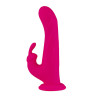 Whirl-Pulse Rotating Rabbit Vibrator & Remote Control Pink