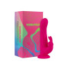 Whirl-Pulse Rotating Rabbit Vibrator & Remote Control Pink