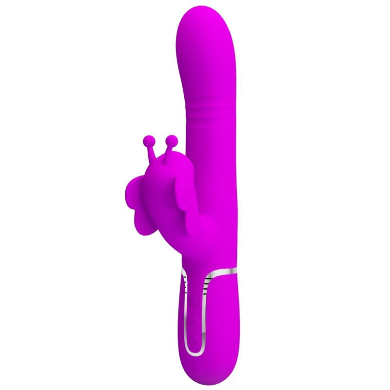 PRETTY LOVE - VIBRATEUR MULTIFONCTION LAPIN 4 EN 1 PAPILLON