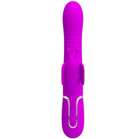 PRETTY LOVE - VIBRATEUR MULTIFONCTION LAPIN 4 EN 1 PAPILLON