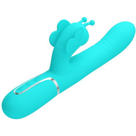 PRETTY LOVE - VIBRATEUR MULTIFONCTION LAPIN 4 EN 1 PAPILLON