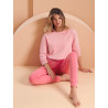 Pyjama pantalon resserré top manches longues Delightful