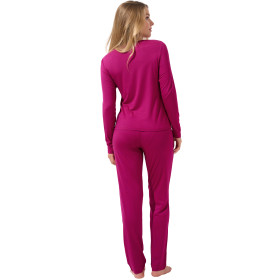 Pyjama pantalon top manches longues Evelyn