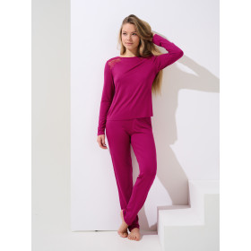 Pyjama pantalon top manches longues Evelyn