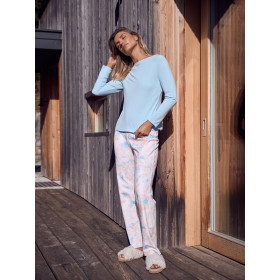 Pyjama pantalon top manches longues Olena