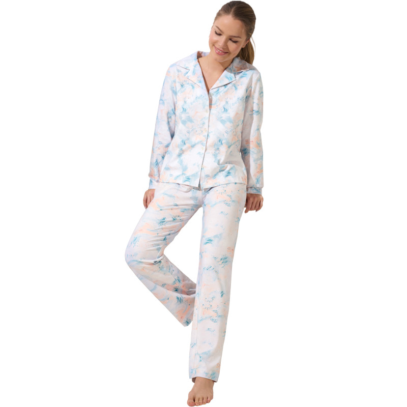 Pyjama pantalon chemise manches longues Olena