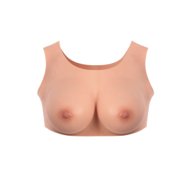 Buste seins réaliste couleur peau claire Taille S Bonnet C -